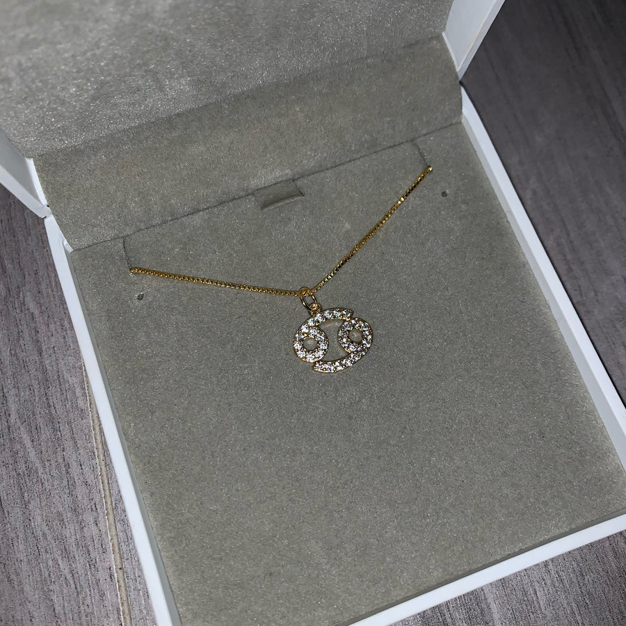 Zodiac Symbol Necklace (Gold)