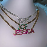 Amalia Personalised Necklace (Pink) *PRE ORDER*