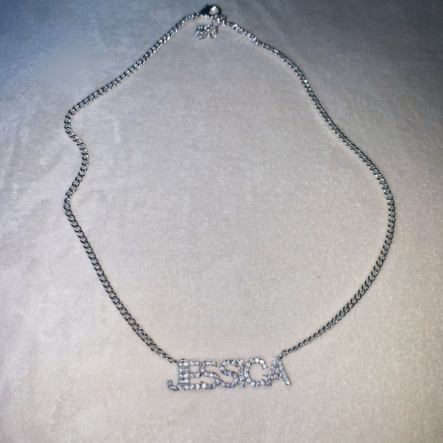 Amalia Personalised Necklace (Silver) *PRE ORDER*