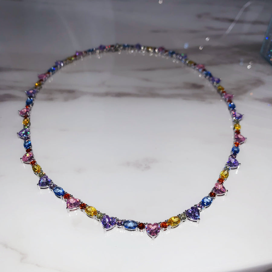 Amryn Tennis Chain (Silver) *PRE ORDER*