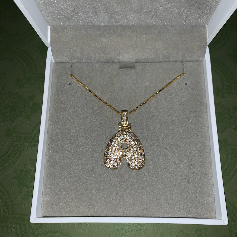 Skylar Initial Necklace (Gold)