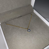 Evil Eye Single Necklace (Gold)