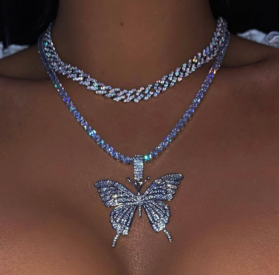 Paris Cuban Link Chain Necklace (Silver) *PRE ORDER*
