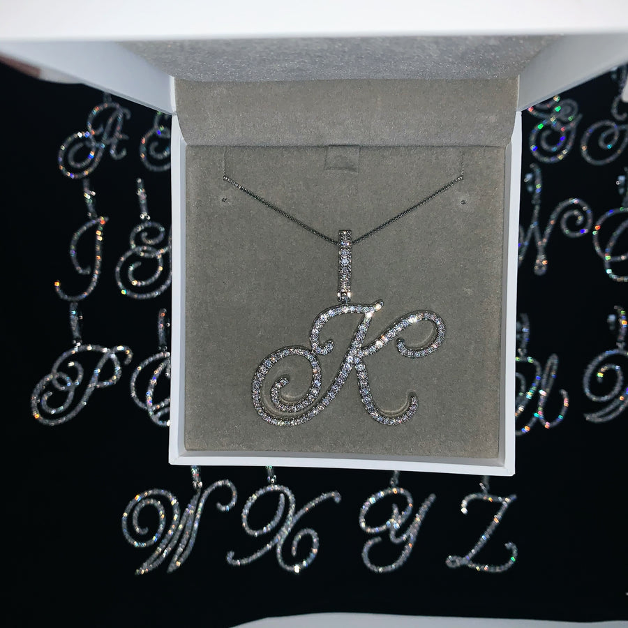 Ayla Initial Necklace (Silver)