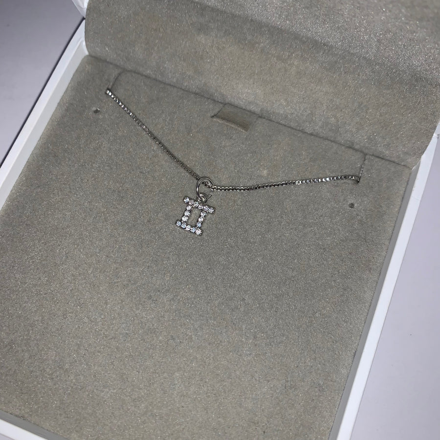 Zodiac MINI Symbol Necklace (Silver)