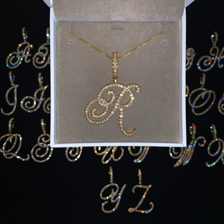 Ayla Initial Necklace (Gold)