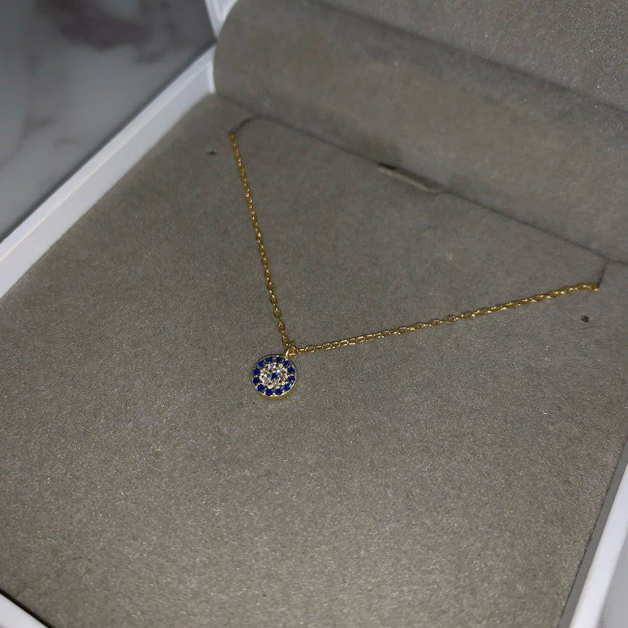 Evil Eye Single Necklace (Gold) *PRE ORDER*